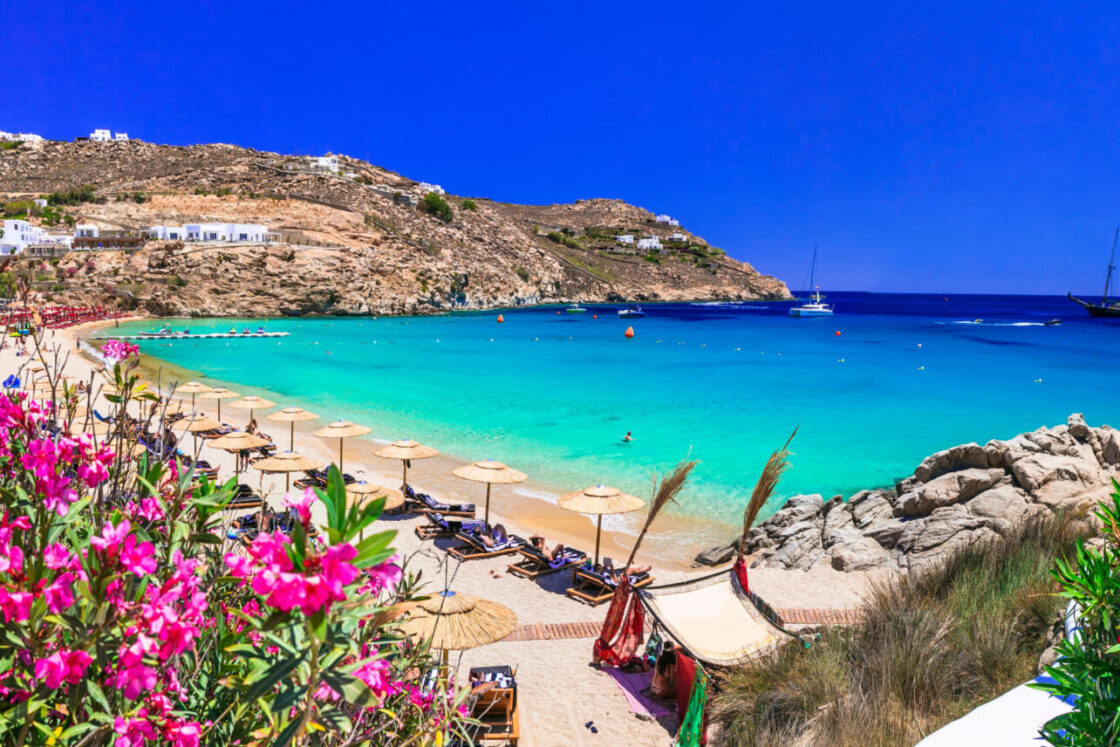 Najpiękniejsze plaże na Mykonos. Top ranking