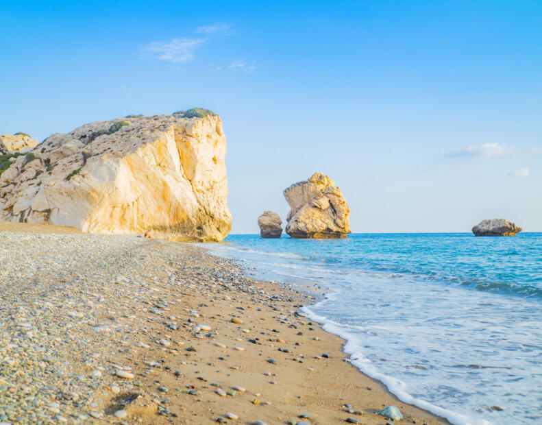 Petra tou Romiou Beach